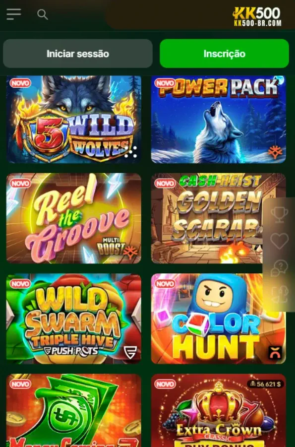 Tela de download do KK500 app